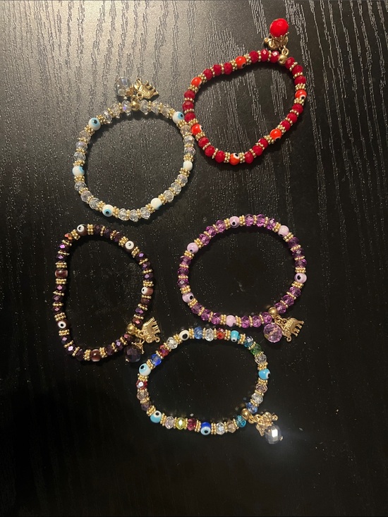 Jewelry - Evil eye charms mixed set of 5